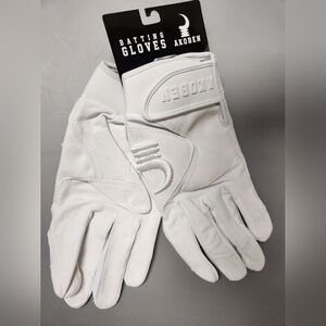 Men's White Football Gloves
